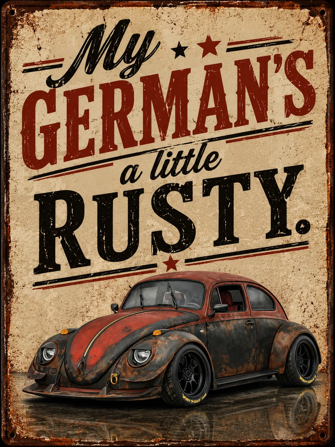 Picture Frame Rust Never Sleeps