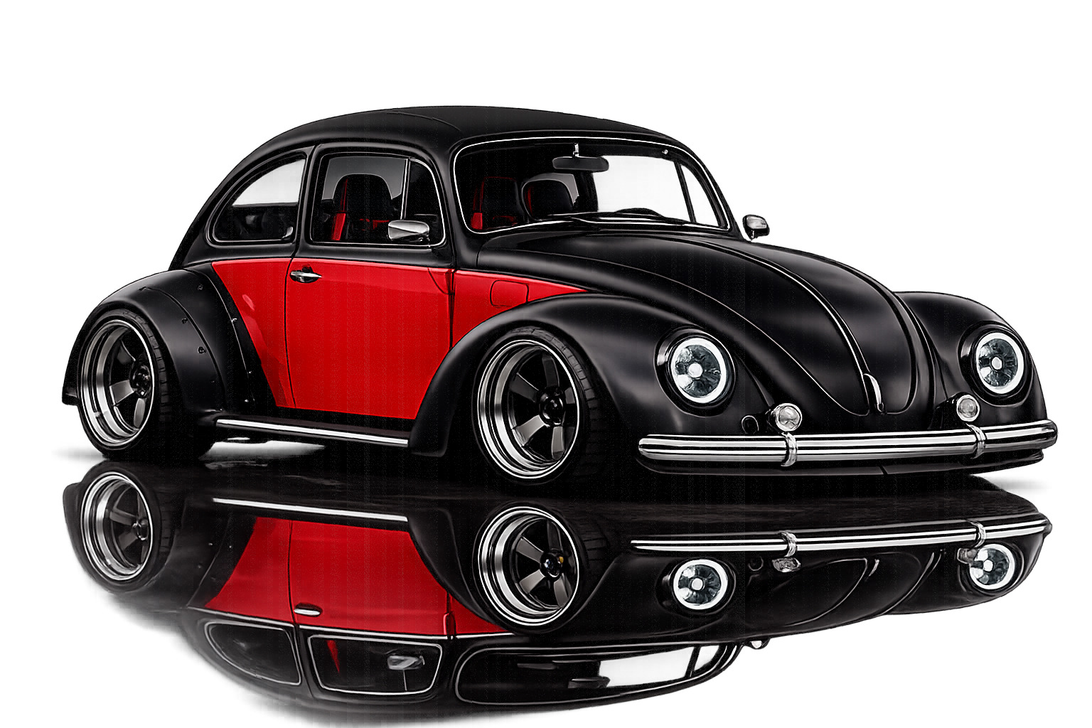 Cal-Look Beetle – lowered and de-chromed